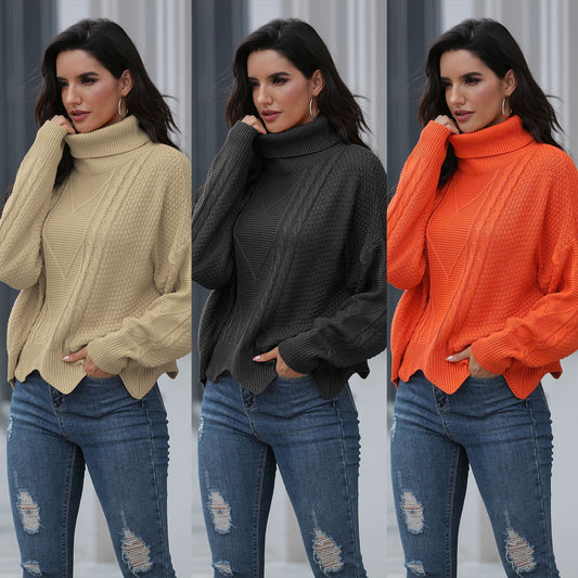 Loose solid colored Sweater