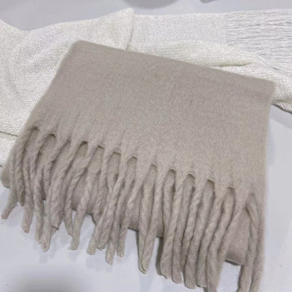 Warm soft long scarf