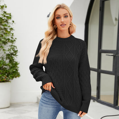 Casual round neck sweater